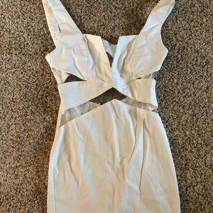 TOBI white bodycon dress